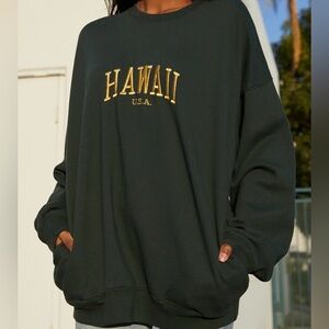 JOHN GOLT BRANDY MELVILLE HAWAII SWEATSHIRT